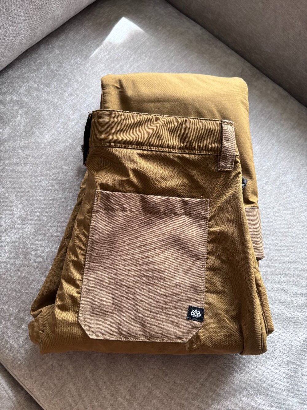 686 infinDray 10waterproof tan mens pants